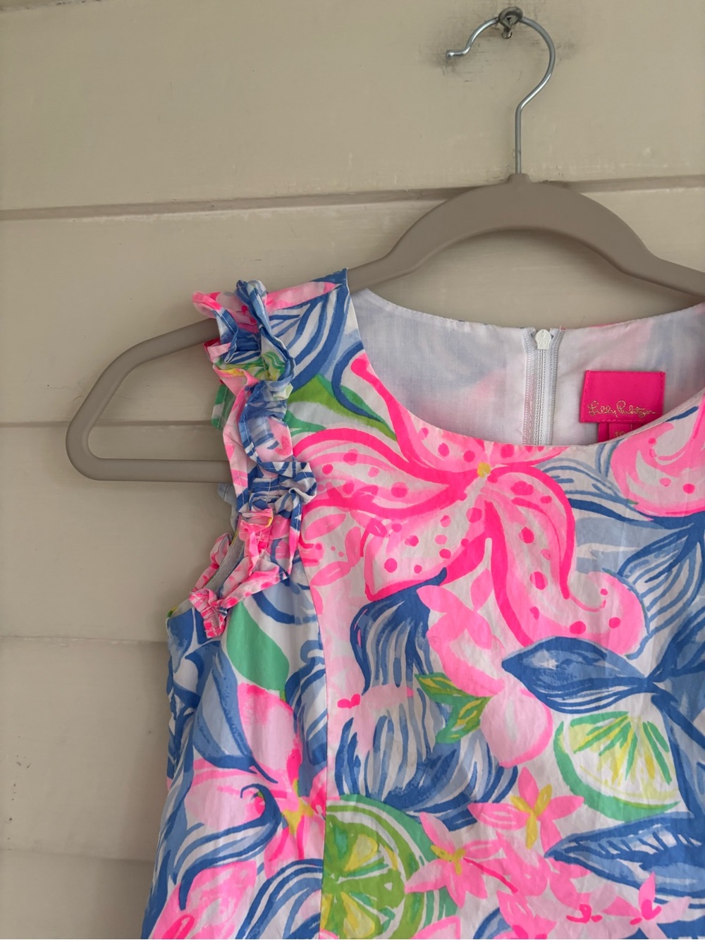 Lilly Pulitzer Mini Steffi Shift Dress Havana Cocktail Girl’s Size 10 - Picture 7 of 14